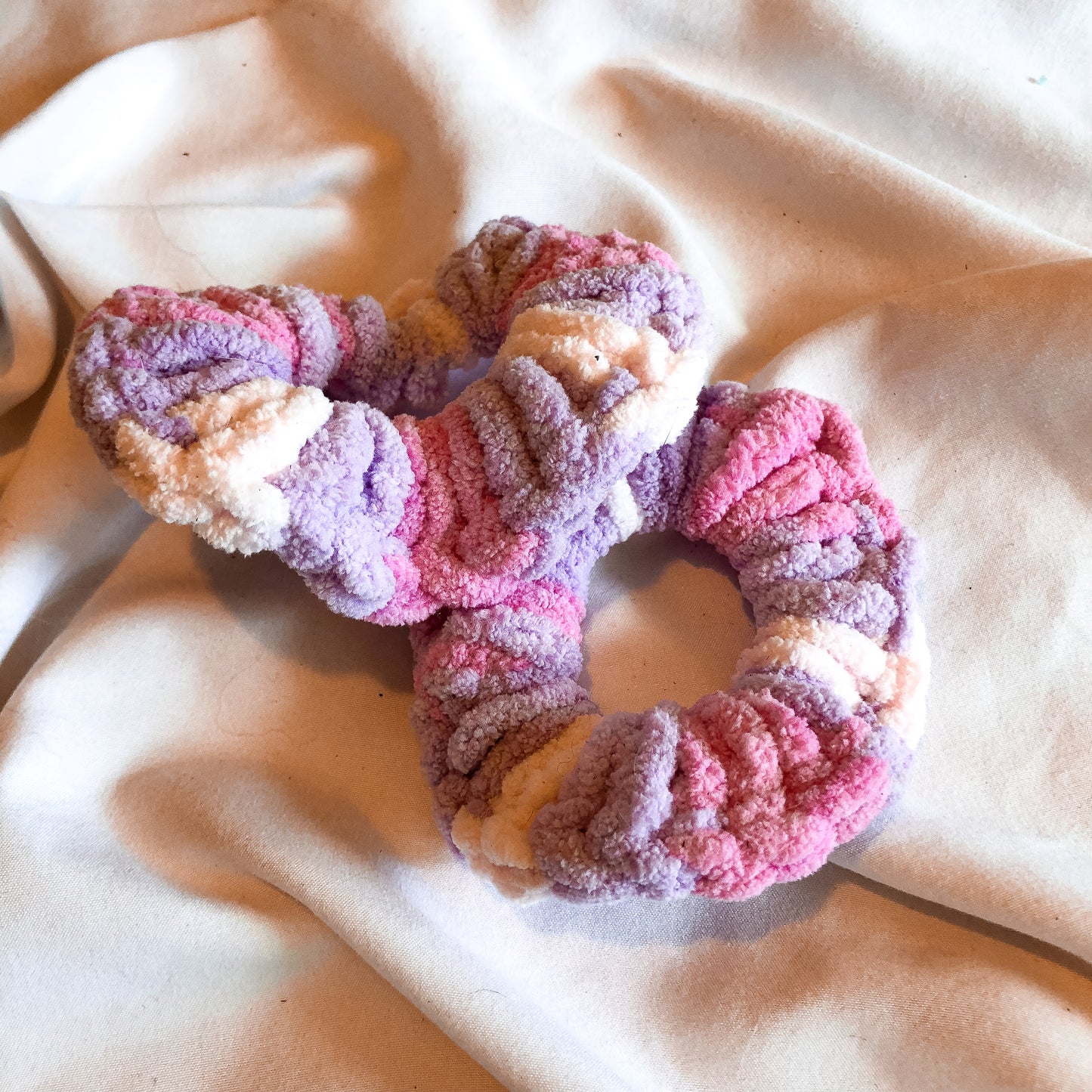 Pink Scheme Scrunchie