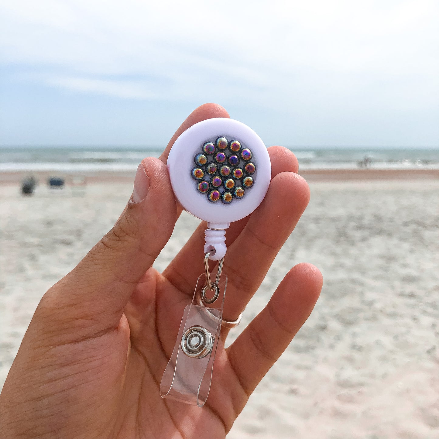 Metallic Bling Badge Reel