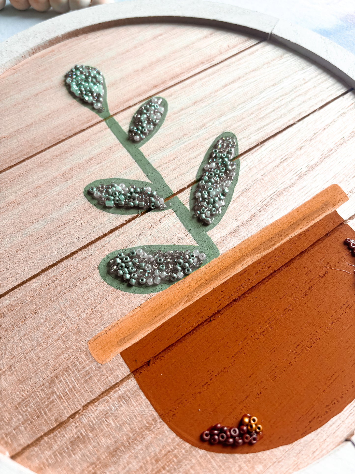 Beaded Flower Hanger