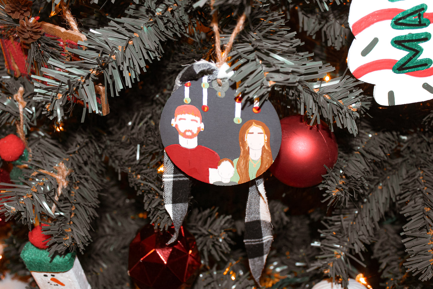 Personalized Portrait Ornament