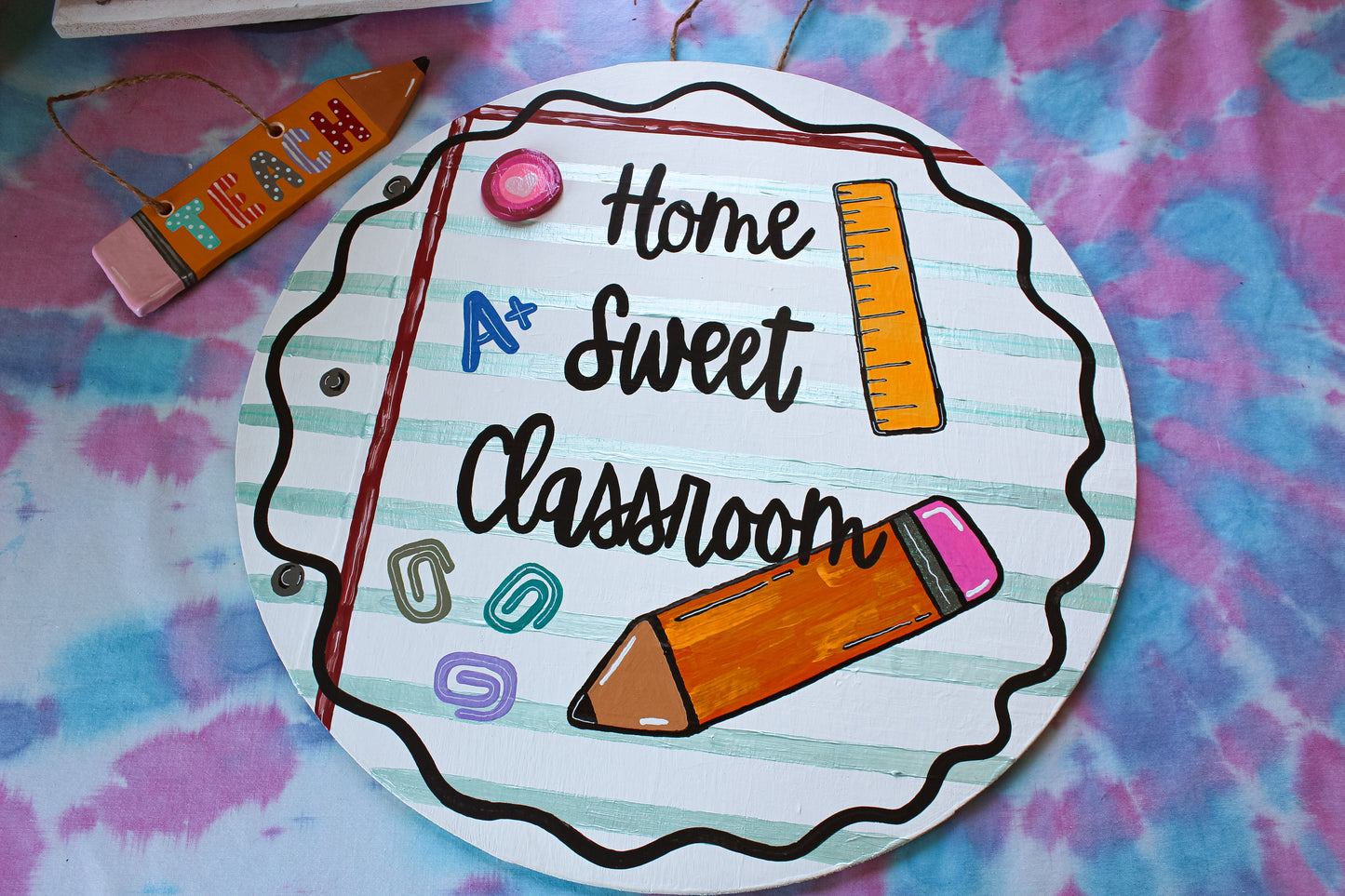 Home Sweet Classroom Door Hanger/Yard Stake