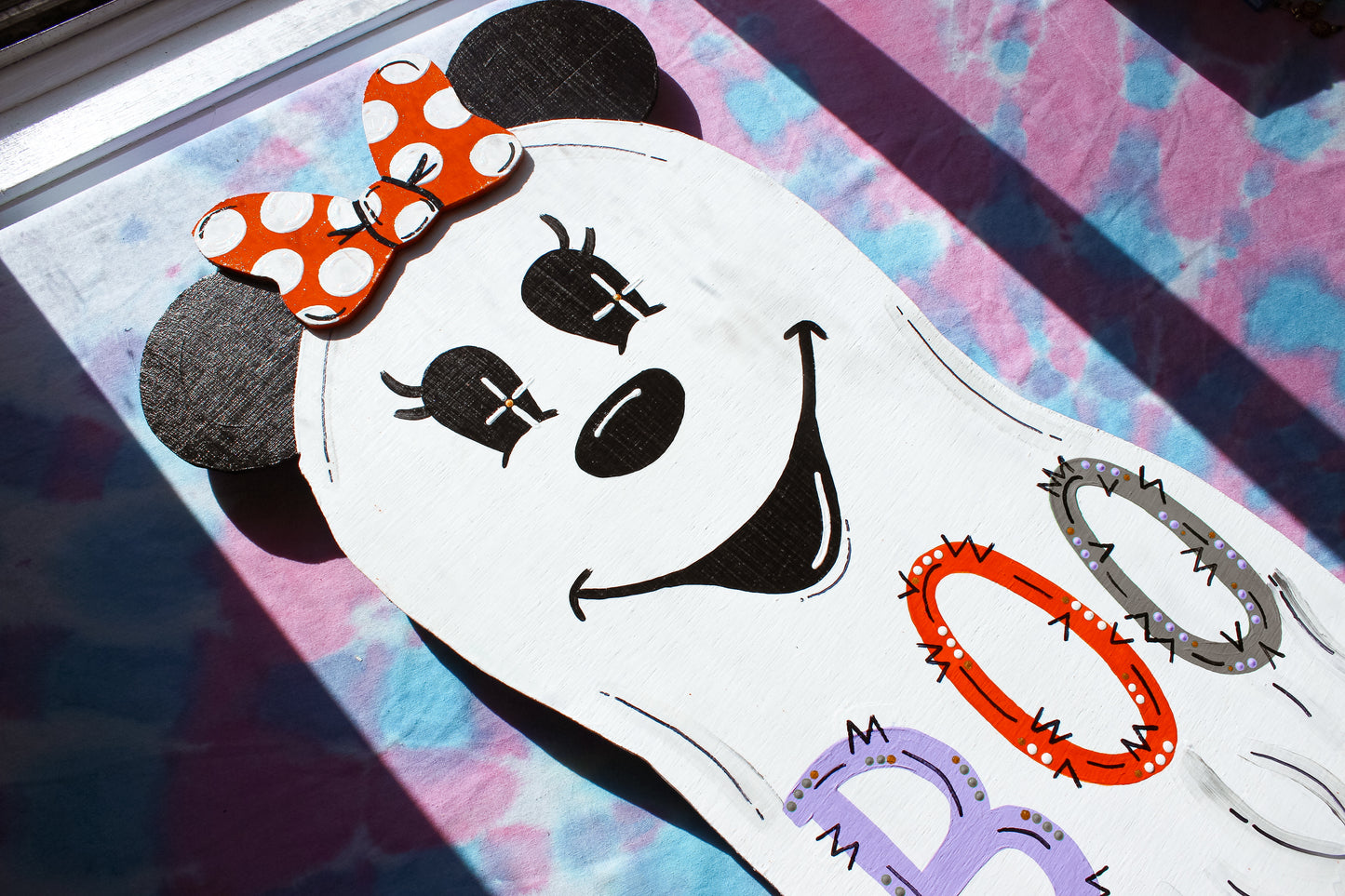 Minnie Mouse Ghost Door Hanger/Yard Stake