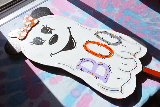 Minnie Mouse Ghost Door Hanger/Yard Stake