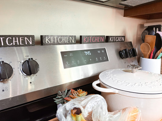 Kitchen Wooden Standing Sign