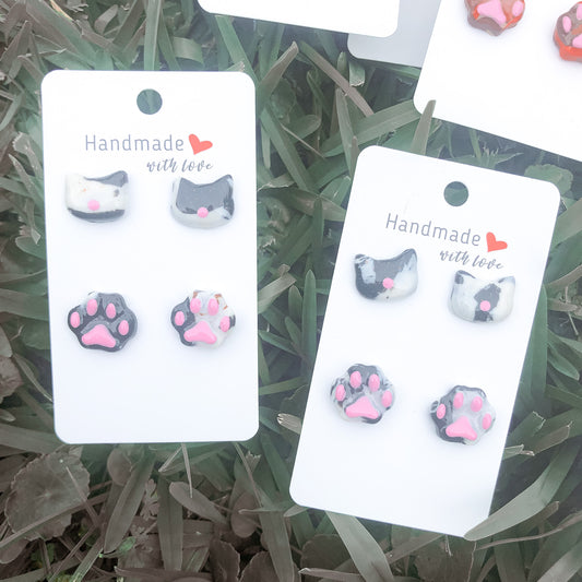 Milkshake Kitty Studs