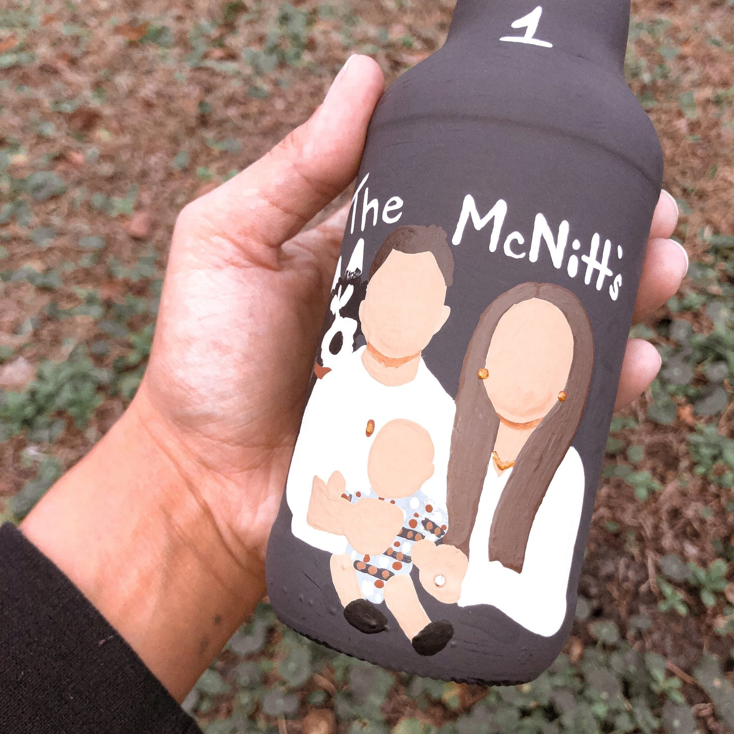 Personalized Small Portrait Bottle