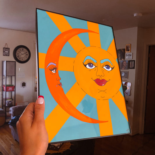 Sun and Moon Painting