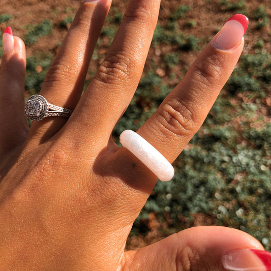 Crystal White Ring