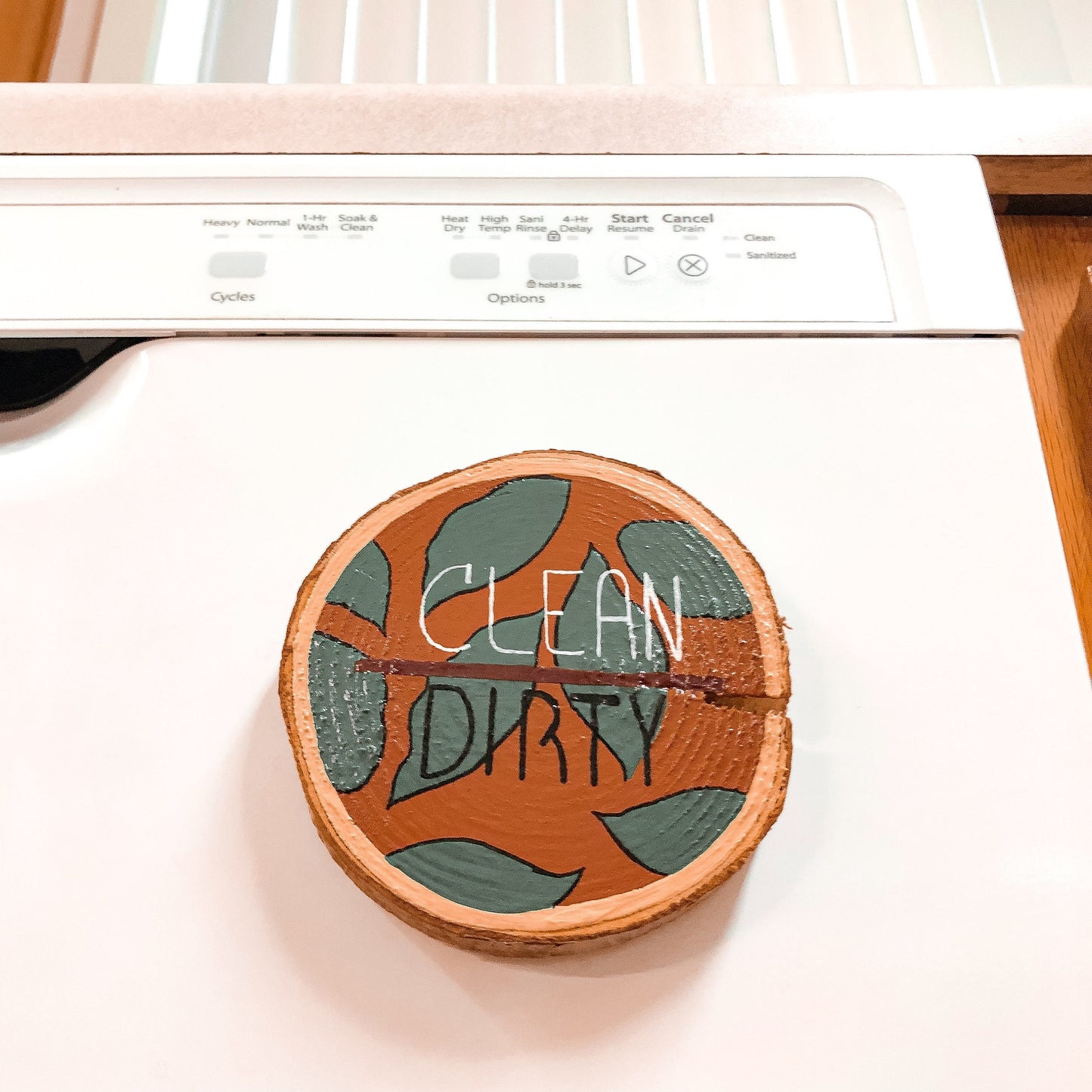 Leafy Dishwasher Magnet