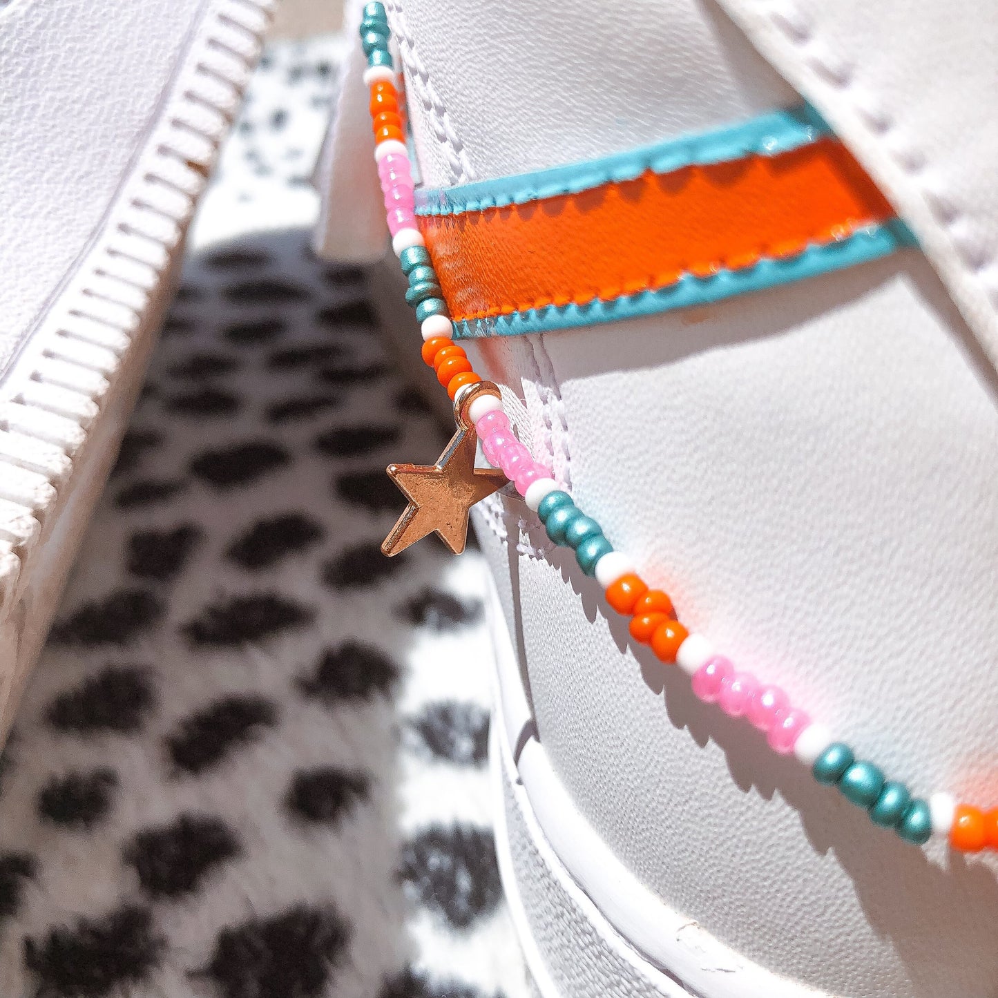 Shoe Charm’s | pink , blue , & orange