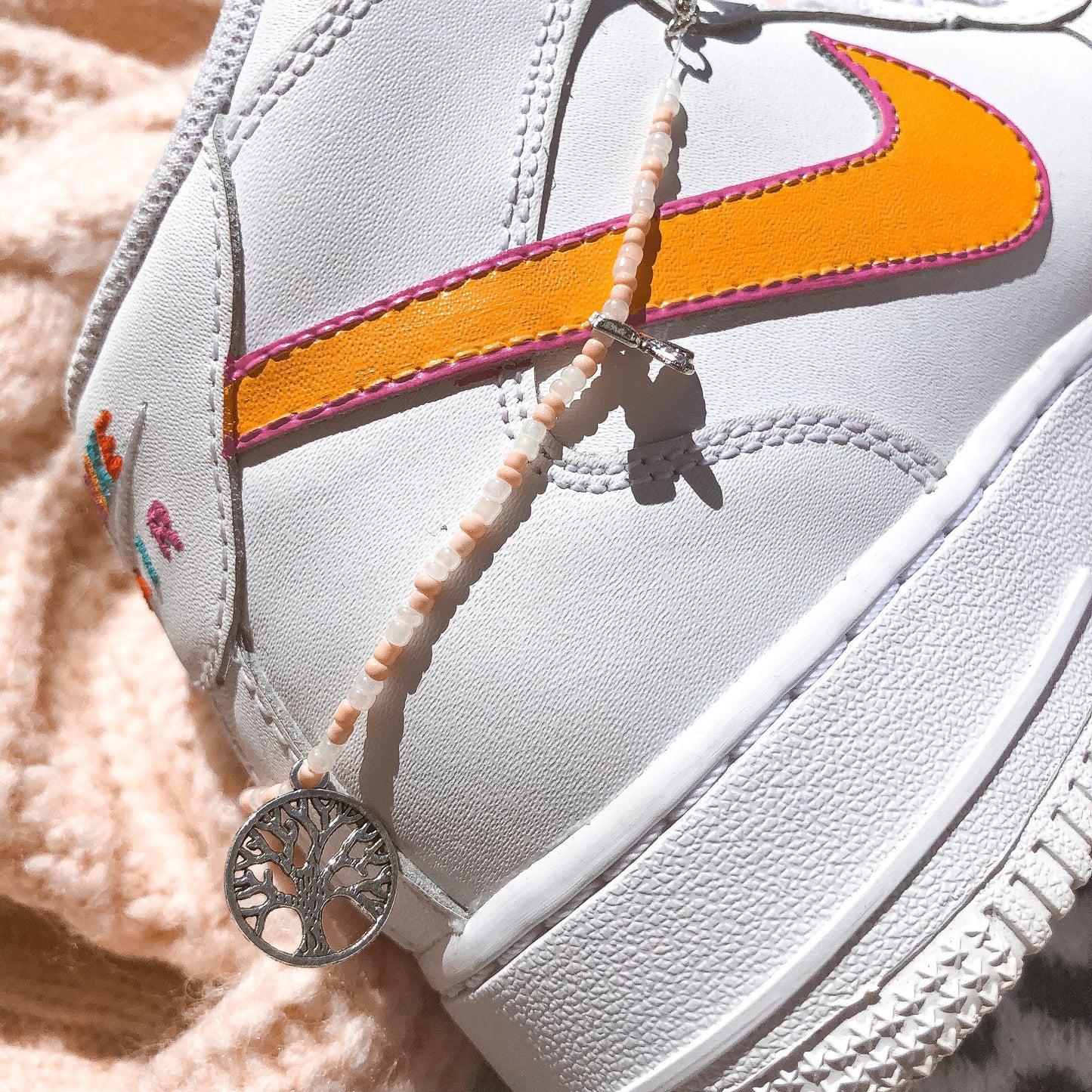 Shoe Charm’s | peach and pearl