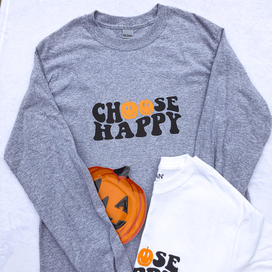 Choose Happy Long Sleeve