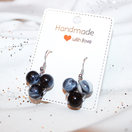 Black Marble Dangles