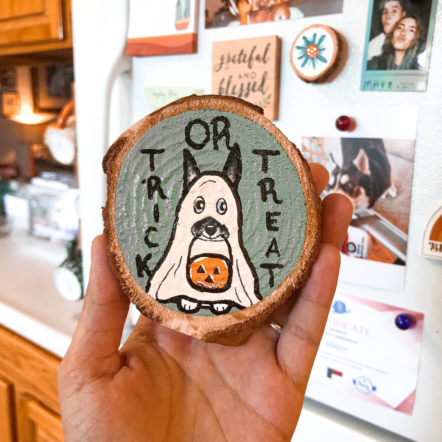 Spooky Boo Pet Magnet | Personalized Magnet