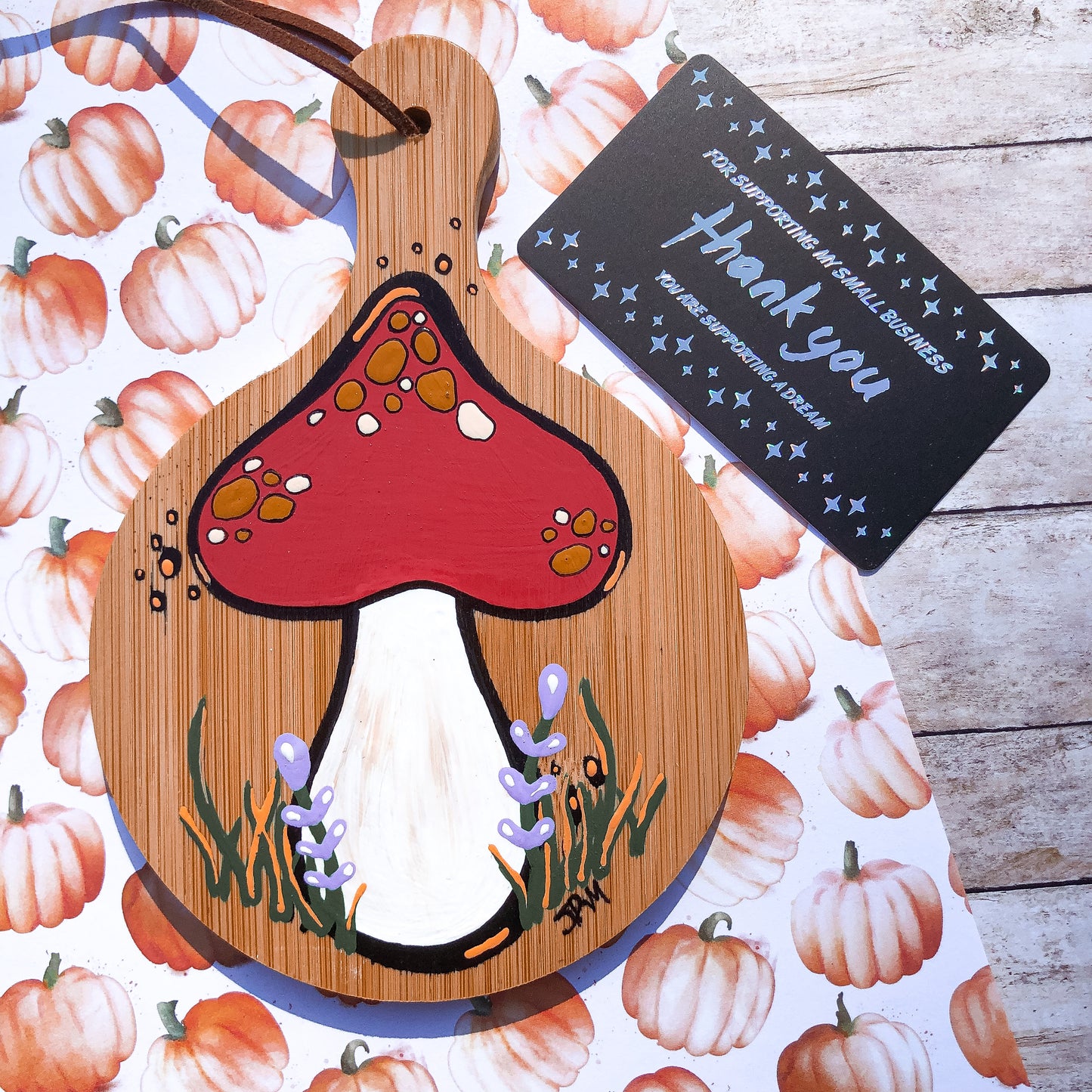 Mushroom Plaque