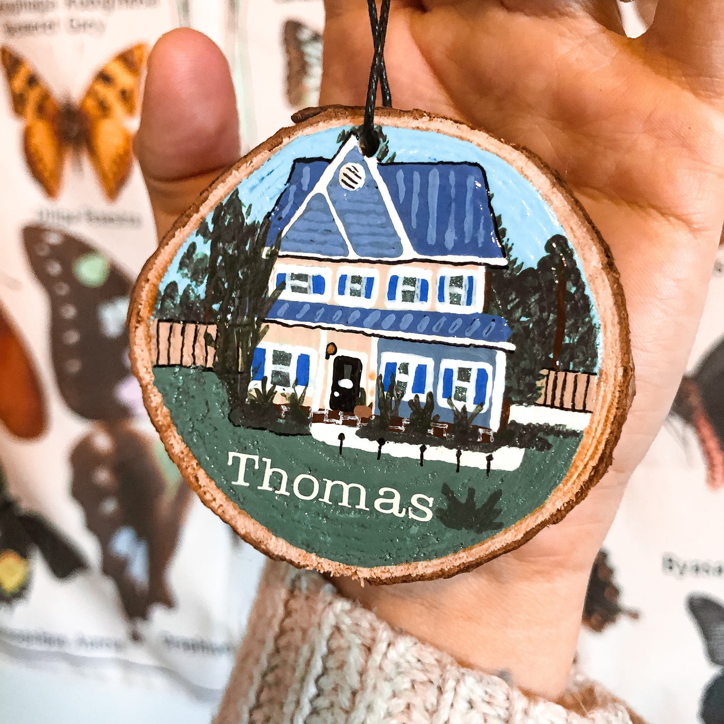 House Portrait Ornament