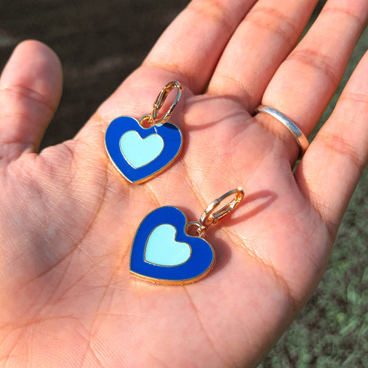 Blue Hearted Dangles