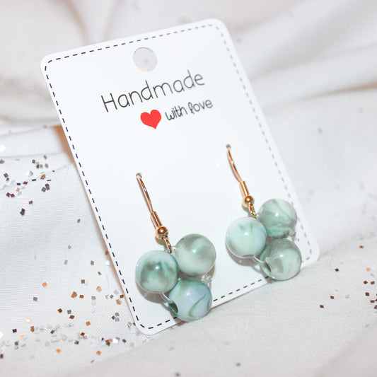 Green Marble Dangles