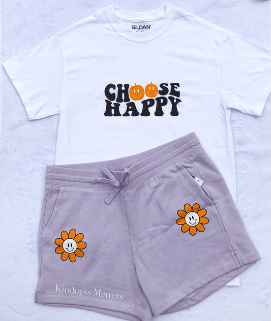 Choose Happy Short Sleeve Tshirt