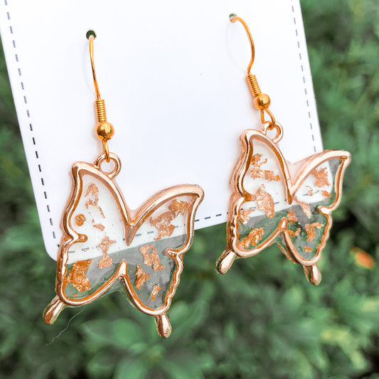 Butterfly Golden Dangles