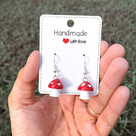 Cartoon Mushroom Dangles